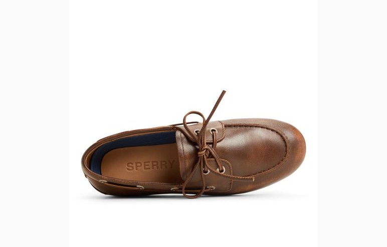 SLIM BOAT LEATHER DISTRESS