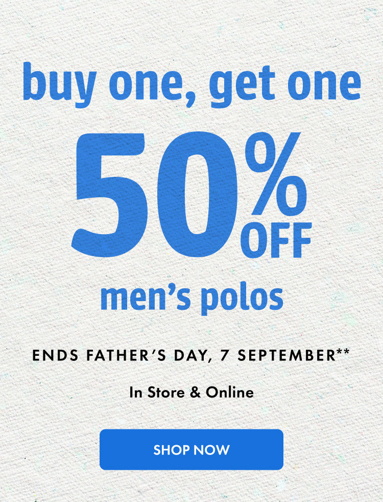 Tommy Bahama Buy One Get One 50% Off Men's Polos, ends 7 September